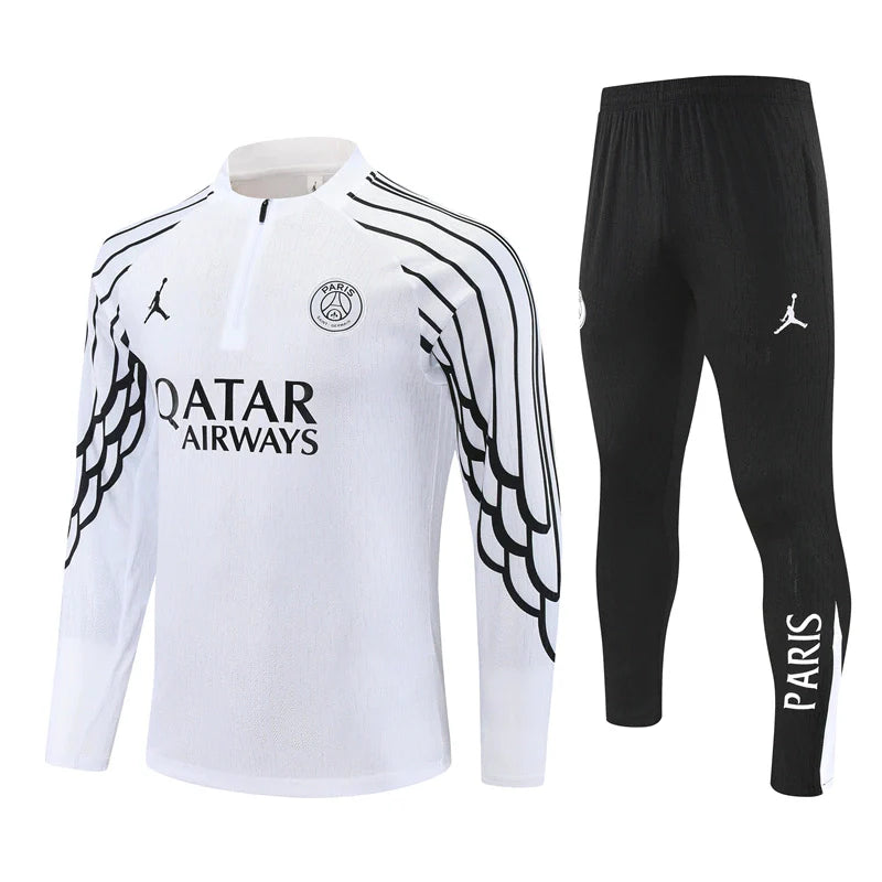 Fato de Treino PSG 25/26 Branco – Conjunto Jordan Unissexo Estilo Asa