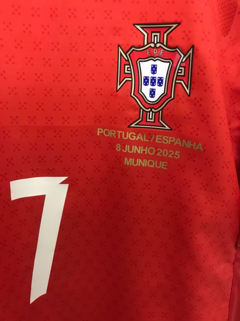 Patch  Badge - Portugal  Espanha 8 Junho 2025 (Nations League Final)