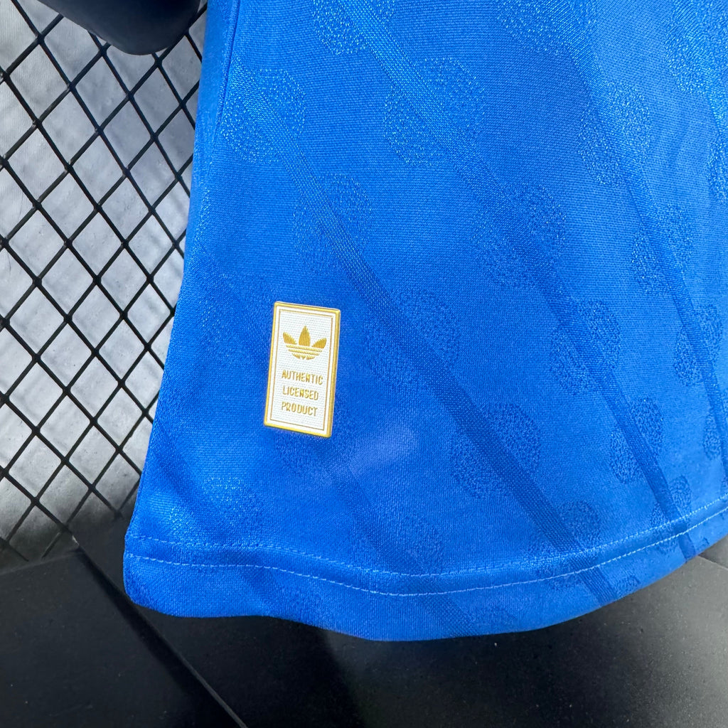 camisola Real Madrid III 2526 – Terceiro Equipamento Azul Homem