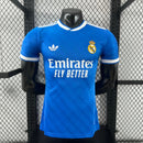 camisola Real Madrid III 2526 – Terceiro Equipamento Azul Homem