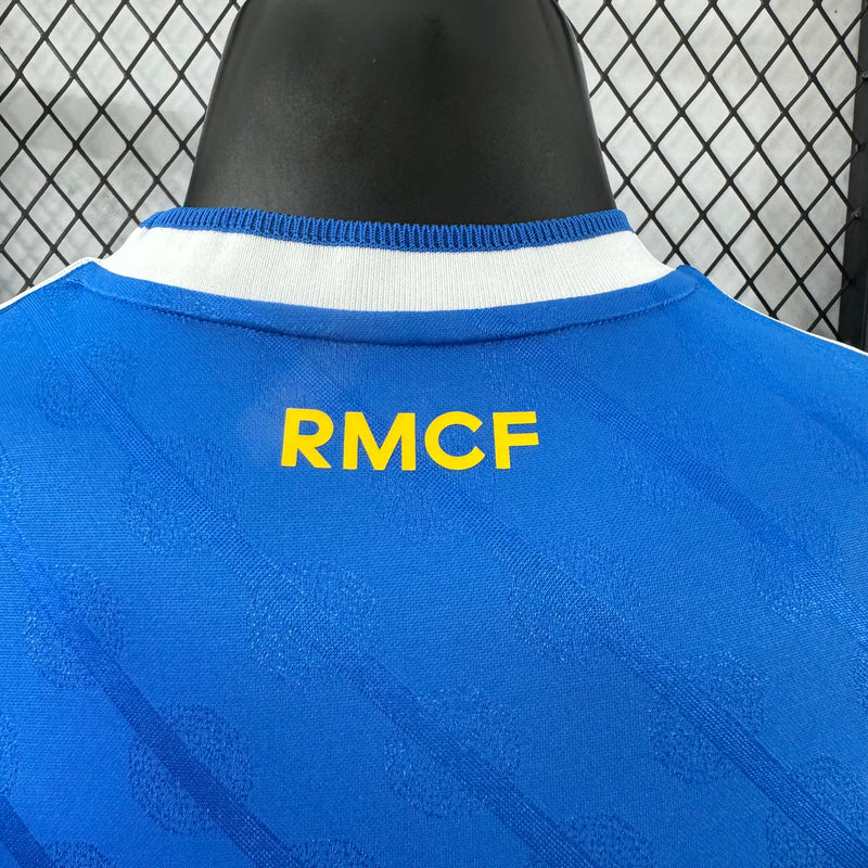 camisola Real Madrid III 2526 – Terceiro Equipamento Azul Homem